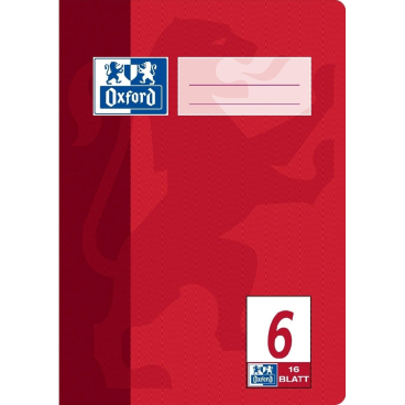 Schulheft A5 blanko mit Linienblatt Lineatur 6 16 Blatt rot Schulheft A5 blanko mit Linienblatt Lineatur 6 16 Blatt rot - Bild-Darstellung des Produktes 1