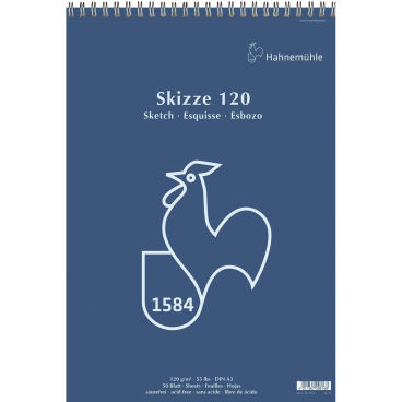 Skizzenblock - A3 120 g/qm 50 Blatt. Skizzenblock - A3 120 g/qm 50 Blatt. - Bild-Darstellung des Produktes 1