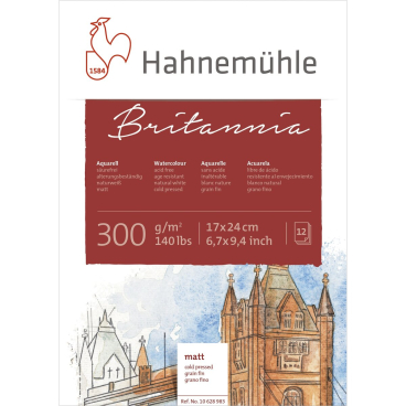 Aquarellblock - 17 x 24 cm 300 g/qm 12 Blatt. Aquarellblock - 17 x 24 cm 300 g/qm 12 Blatt. - Bild-Darstellung des Produktes 1