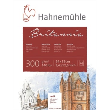 Aquarellblock - 24 x 32 cm 300 g/qm 12 Blatt. Aquarellblock - 24 x 32 cm 300 g/qm 12 Blatt. - Bild-Darstellung des Produktes 1