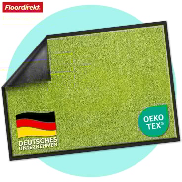 Floordirekt Schmutzfangmatte Rhine - Für Innen- und Außenbereiche Unicolor - Limone 90 x 120 cm Limone 90 x 120 cm - Bild-Darstellung des Produktes 1
