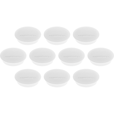 Magnet Discofix Junior 1662100 34mm weiß 10 Stück Magnet Discofix Junior 1662100 34mm weiß 10 Stück - Bild-Darstellung des Produktes 1