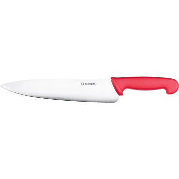 Stalgast Kochmesser, HACCP, Griff rot, Edelstahlklinge 25 cm 1x Messer - Bild-Darstellung des Produktes 1