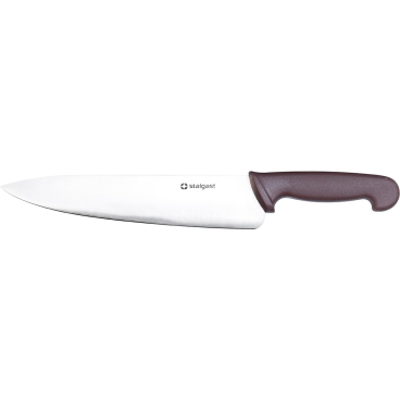 Stalgast Kochmesser, HACCP, Griff braun, Edelstahlklinge 25 cm 1x Messer - Bild-Darstellung des Produktes 1