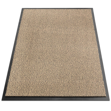 Floordirekt Antistatik Fußmatte SKY Performa - Waschbar Rutschfester Vinyl-Rücken - Ocker-Schwarz 120 x 180 cm Ocker-Schwarz 120 x 180 cm - Bild-Darstellung des Produktes 1