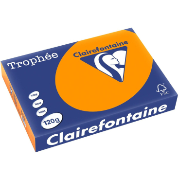 Kopierpapier Trophee A4 120g/qm VE=250 Blatt orange Kopierpapier Trophee A4 120g/qm VE=250 Blatt orange - Bild-Darstellung des Produktes 1