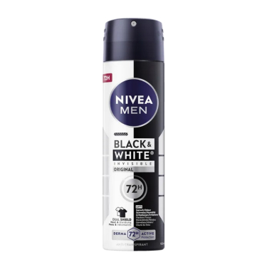 NIVEA Men Black&White Invisible Deospray 1 Dose = 150 ml - Bild-Darstellung des Produktes 1
