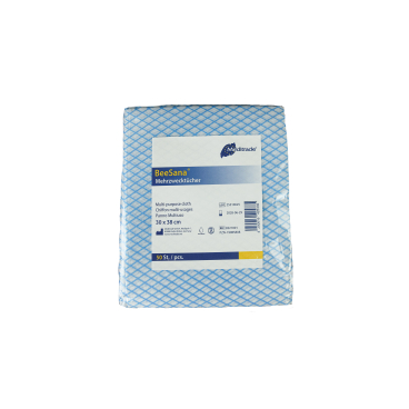 Meditrade BeeSana Mehrzwecktücher, einweg 1 Karton = 30 Packungen à 50 Stück - Bild-Darstellung des Produktes 1