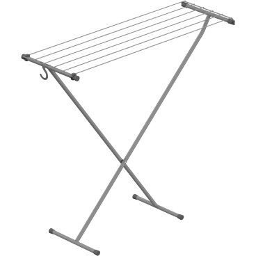 Rörets Wäscheständer Compact - 83x90x32 cm - Schwedisches Design und Qualität Space Grey - Bild-Darstellung des Produktes 1