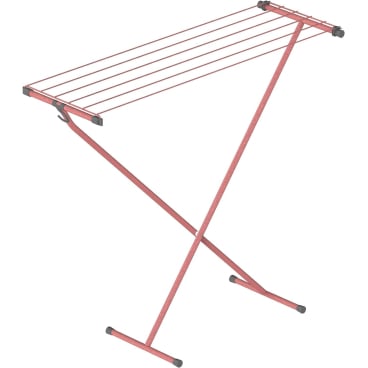 Rörets Wäscheständer Compact - 83x90x32 cm - Schwedisches Design und Qualität Rosé - Bild-Darstellung des Produktes 1