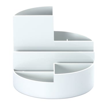 Rundbox Durchmesser 14cm Höhe 12,5cm weiß Rundbox Durchmesser 14cm Höhe 12,5cm weiß - Bild-Darstellung des Produktes 1