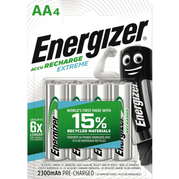 Akku Recharge Extreme Mignon NiMh 2300 mAh VE=4 Stück Akku Recharge Extreme Mignon NiMh 2300 mAh VE=4 Stück - Bild-Darstellung des Produktes 1