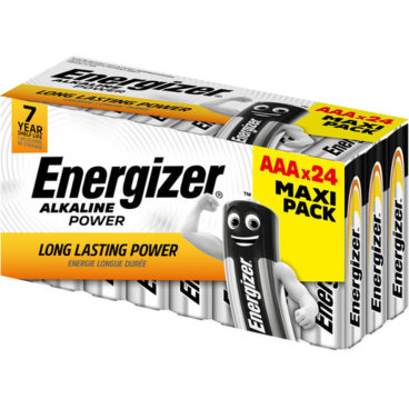 Batterie Power Micro AAA 1,5 Volt weiß/gelb 24 Stück. Batterie Power Micro AAA 1,5 Volt weiß/gelb 24 Stück. - Bild-Darstellung des Produktes 1