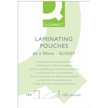 Laminiertaschen 60x90mm 2x125my glänzend VE= 100 Stück Laminiertaschen 60x90mm 2x125my glänzend VE= 100 Stück - Bild-Darstellung des Produktes 1