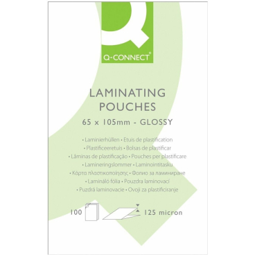 Laminiertaschen 65x105mm 2x125my glänzend VE=100 Stück Laminiertaschen 65x105mm 2x125my glänzend VE=100 Stück - Bild-Darstellung des Produktes 1