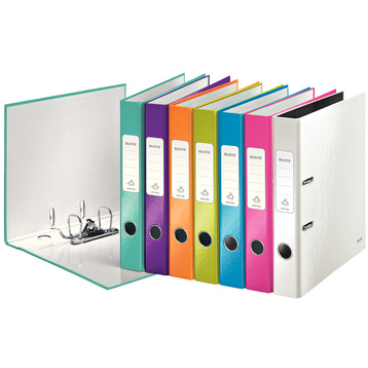 LEITZ WOW Aktenordner, 180 Grad, DIN A4, 50 mm Farbe: pink - Bild-Darstellung des Produktes 1