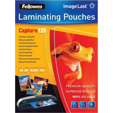 Laminierfolien A4 125mic VE=25 Stück glänzend Laminierfolien A4 125mic VE=25 Stück glänzend - Bild-Darstellung des Produktes 1