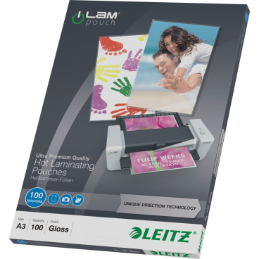 Laminiertaschen iLAM A3 100mic glänzend VE=100 Stück Laminiertaschen iLAM A3 100mic glänzend VE=100 Stück - Bild-Darstellung des Produktes 1