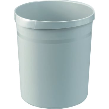 Papierkorb Grip mit Griffmulden 18 Liter lichtgrau Papierkorb Grip mit Griffmulden 18 Liter lichtgrau - Bild-Darstellung des Produktes 1