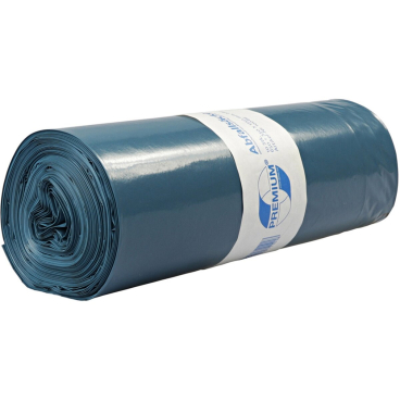 Müllsack Recycling - 240 Liter blau 10 Stück. Müllsack Recycling - 240 Liter blau 10 Stück. - Bild-Darstellung des Produktes 1