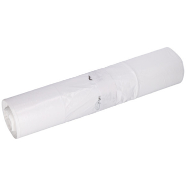 Müllsack Recycling - 60 Liter weiß 50 Stück weiß Recycling-LDPE. Müllsack Recycling - 60 Liter weiß 50 Stück weiß Recycling-LDPE. - Bild-Darstellung des Produktes 1