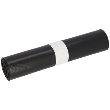Müllsack Recycling - 60 Liter 25 Stück schwarz Recycling-LDPE. Müllsack Recycling - 60 Liter 25 Stück schwarz Recycling-LDPE. - Bild-Darstellung des Produktes 1