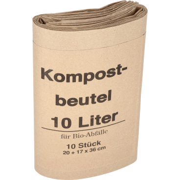 Müllsack 20+16x36cm Papier braun 10 Stück Müllsack 20+16x36cm Papier braun 10 Stück - Bild-Darstellung des Produktes 1