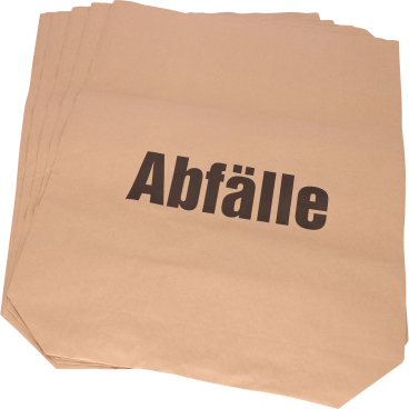 Müllsack 120l 70g 2lagig Papier natronbraun 25 Stück Müllsack 120l 70g 2lagig Papier natronbraun 25 Stück - Bild-Darstellung des Produktes 1