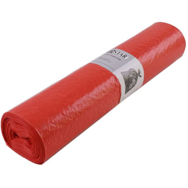 LDPE-Abfallsack 120l 33my Rolle VE=25 Stück rot LDPE-Abfallsack 120l 33my Rolle VE=25 Stück rot - Bild-Darstellung des Produktes 1