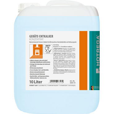 HOTREGA® PROFESSIONAL Geräteentkalker 10 Liter - Kanister - Bild-Darstellung des Produktes 1