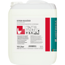 HOTREGA® GmbH HOTREGA® PROFESSIONAL Extrem Kalklöser, Stark saurer Krustenbrecher für anspruchsvolle Intensiv- und Sonderreinigungen, 10 Liter - Kanister 1301-10