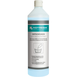 HOTREGA® GmbH HOTREGA® PROFESSIONAL Entschäumer, Flüssigkonzentrat verhindert Schaumbildung und löst entstandenen Schaum auf, 1 Liter - Flasche 6104-1