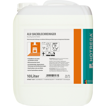 HOTREGA® PROFESSIONAL Alu-Backblechreiniger 10 Liter - Kanister - Bild-Darstellung des Produktes 1