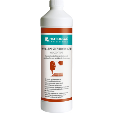 HOTREGA® PROFESSIONAL WPC + BPC Spezialreiniger 1 Liter - Flasche - Bild-Darstellung des Produktes 1