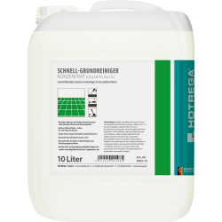HOTREGA® GmbH HOTREGA® PROFESSIONAL LM Schnell-Grundreiniger, Bodenreiniger zur Beseitigung hartnäckiger Verschmutzungen ohne Einwirkzeit, 10 Liter - Kanister 3302-10
