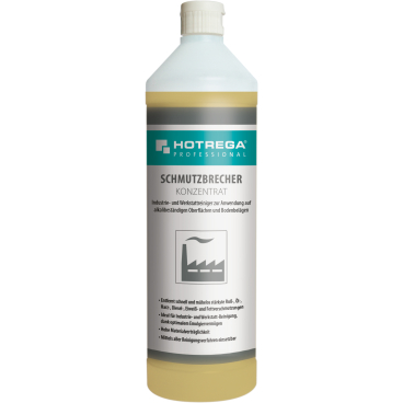 HOTREGA® PROFESSIONAL Schmutzbrecher Industriereiniger 1 Liter - Flasche - Bild-Darstellung des Produktes 1
