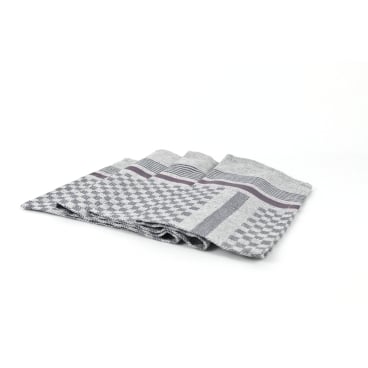 Rezi Grubentücher Baumwolle, 90 x 45 cm, weiß/grau 1 Packung = 10 Tücher, 90 x 45 cm, weiß/grau - Bild-Darstellung des Produktes 1