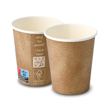 Greenbox Pappbecher, einwandig, 200 ml 1 Packung = 50 Stück - Bild-Darstellung des Produktes 1