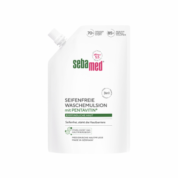 sebamed® Seifenfreie Waschemulsion  400 ml - Nachfüllbeutel - Bild-Darstellung des Produktes 1