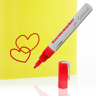 Floordirekt Kreidemarker-Set - Wasserlöslich Für Whiteboards und Flipcharts - Rot 12er Set Rot 12er Set - Bild-Darstellung des Produktes 1