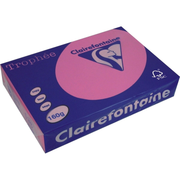 Kopierpapier Trophee A4 160g/qm VE=250 Blatt fuchsia/rosa Kopierpapier Trophee A4 160g/qm VE=250 Blatt fuchsia/rosa - Bild-Darstellung des Produktes 1