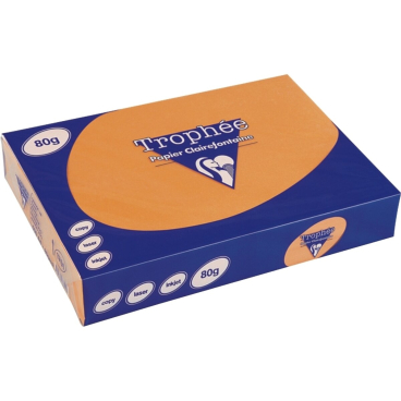 Kopierpapier Trophee A4 80g/qm VE=500 Blatt orange Kopierpapier Trophee A4 80g/qm VE=500 Blatt orange - Bild-Darstellung des Produktes 1