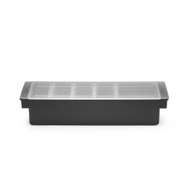 Zutatenbehälter - 5 Fächer, BarUp, Schwarz, 480x150x(H)100mm 552131 - Bild-Darstellung des Produktes 1