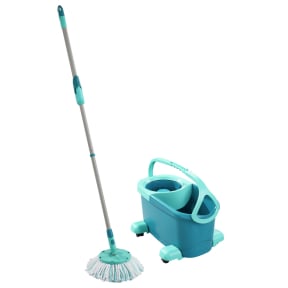 Leifheit Clean Twist Disc Mop Ergo mobile Wischset, 4-teilig