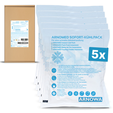 ARNOMED Sofortkältekompresse, Größe L 1 Packung = 5 Stück - Bild-Darstellung des Produktes 1