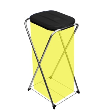 BigDean Müllsackständer EasyFix SCHWARZ 120L Müllsackständer - Bild-Darstellung des Produktes 1