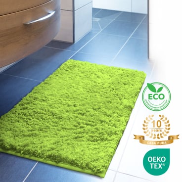 Floordirekt Badematte Sky - Extra weiche Mikrofaser Rutschhemmend - Apfelgrün 50 x 80 cm Apfelgrün 50 x 80 cm - Bild-Darstellung des Produktes 1