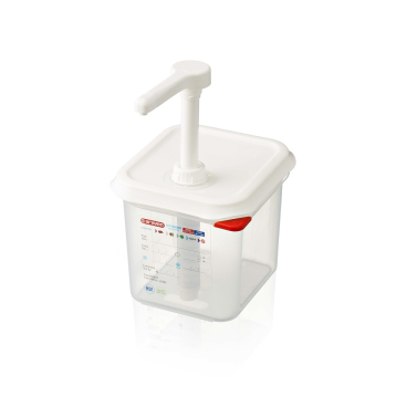 Araven Saucenspender/Pumpspender GN 1/6, Inhalt 2,6 L 1x Saucenspender - Bild-Darstellung des Produktes 1