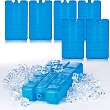 BigDean 6er Set Kühlakkus je 200ml - 12h Lange Kühlung Kühlakku - Bild-Darstellung des Produktes 1