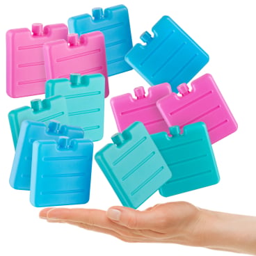 BigDean 12er Set Mini Kühlakkus - 7,5cm klein - perfekt für Kühltasche Kühlakku - Bild-Darstellung des Produktes 1